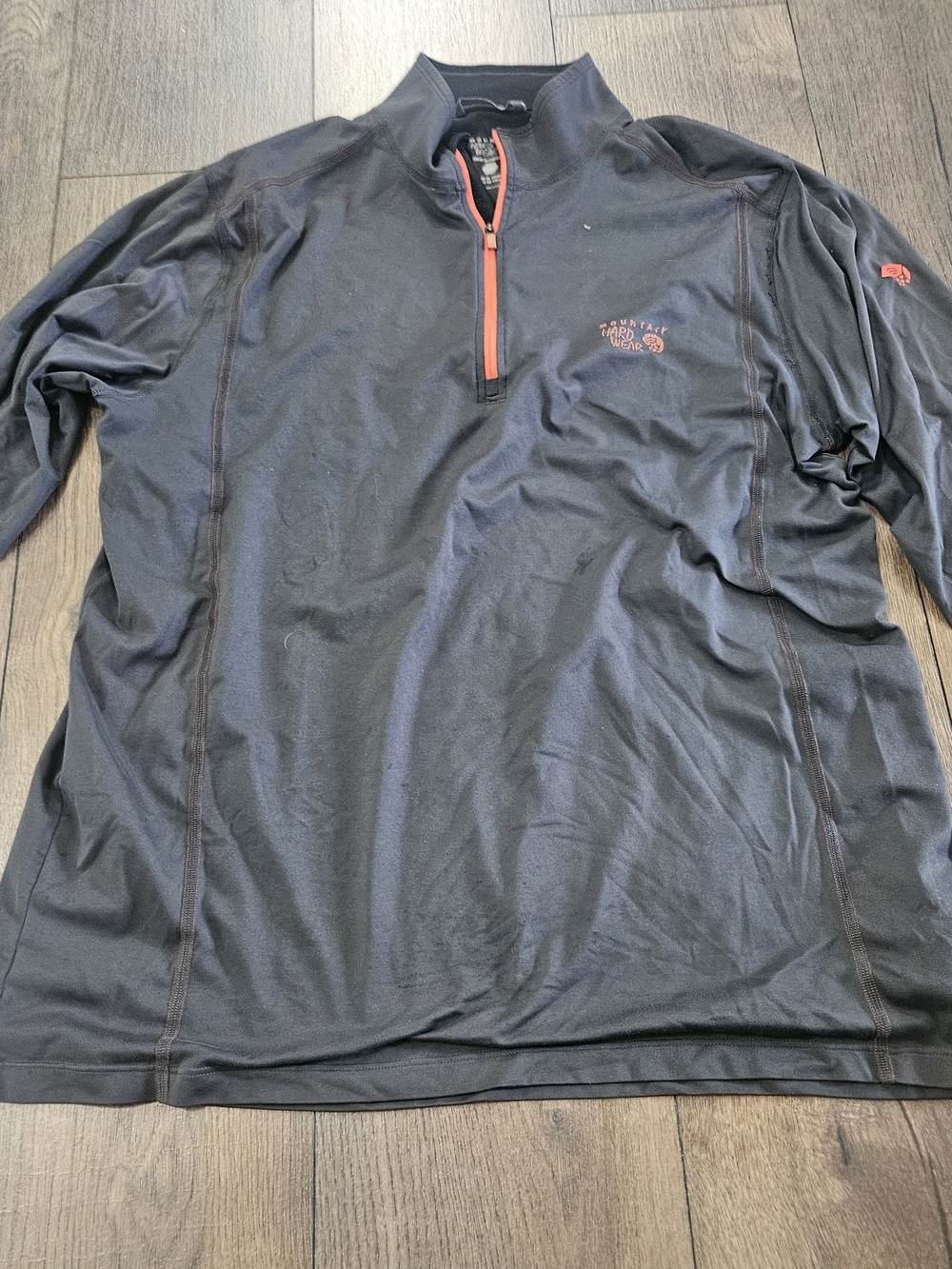 Men's Mountain Hardwear Quarter Zip Pullover Top Size Large